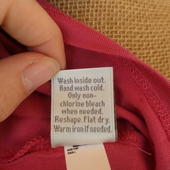 Lauren Conrad Lace Keyhole Salmon Tank Top Sz S - Picture 8 of 8